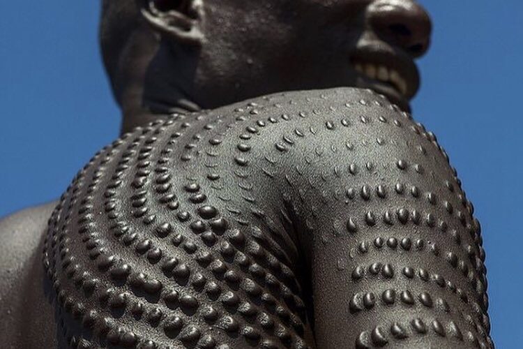 South Sudanese Onyx Skin in Nile Valley Art