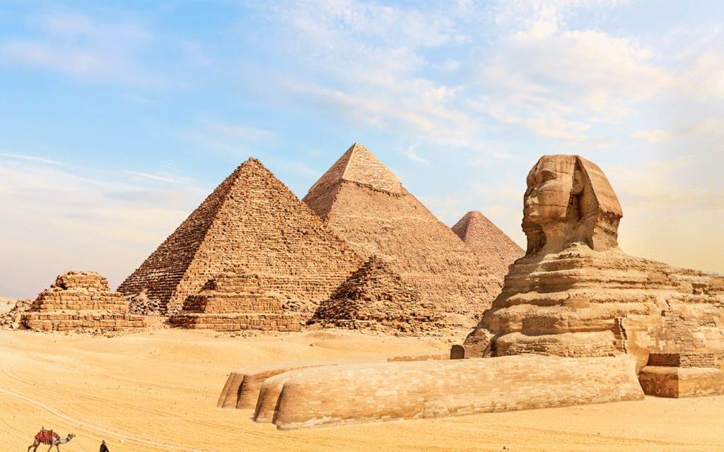 The Pyramids of Giza, Egypt
